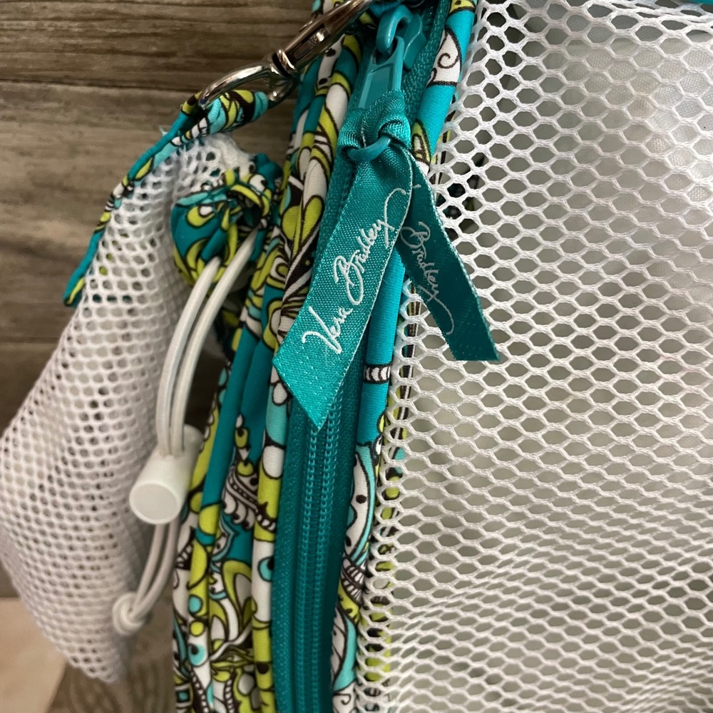 Vera Bradley Limes Up Paisley Mesh Shoe Bag and Delicates Pouch Set - Picture 2 of 5